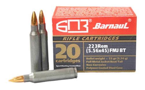 223 Remington 20 Rounds Ammunition Barnaul Ammo 55 Grain FMJ