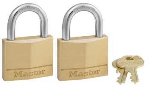 Master Lock 140 Brass 2 Pack/ Keyed Alike 140T