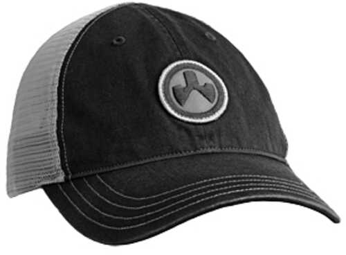 Magpul Industries Icon Patch Garment Washed Trucker Hat Black/charcoal One Size Fits Most Mag1105-002