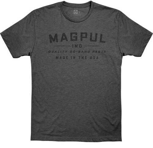 Magpul Industries Go Bang Parts Tee Shirt Large Charcoal Heather MAG1112