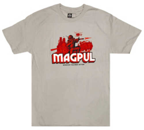 Magpul Industries Nonstop Polymer Action T-Shirt 2XLarge Silver MAG1221-040-2XL