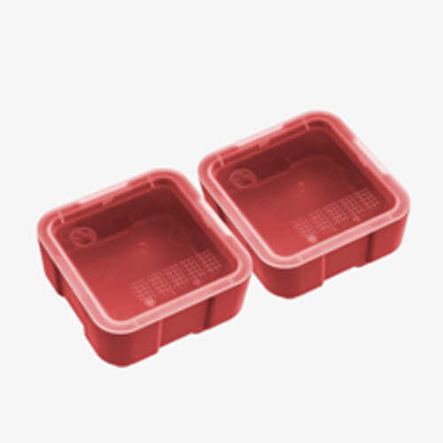 Magpul Industries Daka Bins 2x2 Compatible With Daka Grid Organizer Panels Matte Finish Red 3.2"x 3.2"x 1.3" Internal (2