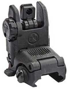 Magpul Industries MBUS Back-Up Rear Sight Gen 2 Fits Picatinny Rails Black Finish Flip Up MAG248-BLK