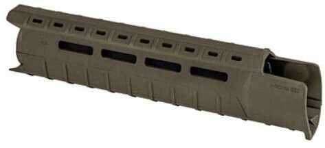 Magpul Industries MOE Slim Line Handguard Features M-LOK Slots Fits AR-15 Mid Length OD Green Finish MAG551-ODG