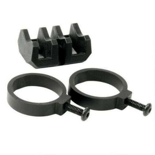 Magpul Industries Corp. Light Mount V-Block And Rings Black Md: MAG614-BLK