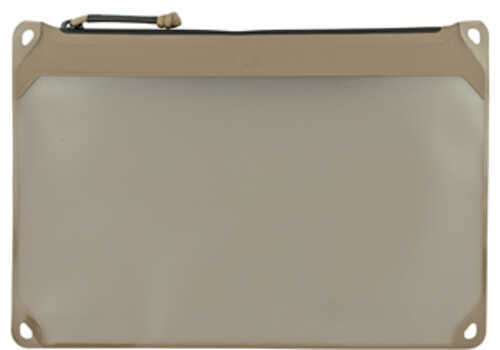 Magpul Industries DAKA Window Pouch Large 9"x13" Flat Dark Earth Polymer Fabric for Easy Organization MAG996-245