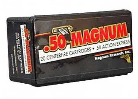 50 Action Express 20 Rounds Ammunition Magnum Research 300 Grain Hollow Point