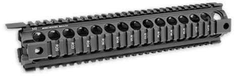 Midwest Industries Generation 2 Forearm Black Built-In QD Points 4-Rail Handguard Rifle Length MCTAR-19G2