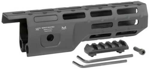 Midwest Industries Handguard 8" Length MLOK Aluminum Black Anodized Finish Fits Ruger 10/22 Takedown Includes 5-Slot Pol