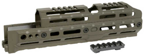 Midwest Industries ALPHA Series 10" M-LOK Handguard Fits AK-47 & AK-74 Stamped Receiver Variants Anodized Finish Olive D