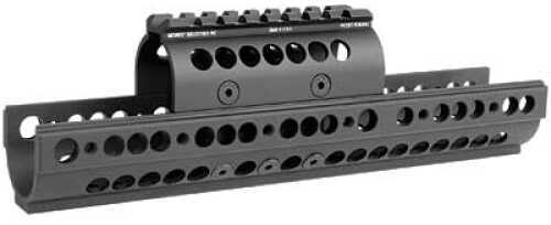Midwest Industries Extended SS Forearm Black Includes 3 High Quality Modular Side Rail sections, features 5 Anti-rotatio