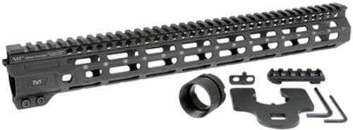 Midwest Industries Inc MICRM15 M-Series AR-15 6061 Aluminum Black Hard Coat Anodized 15"