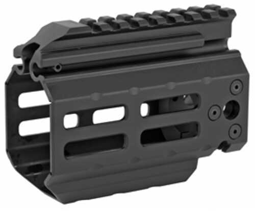 Midwest Industries CZ Scorpion 4.25" One Piece Hand Guard Picatinny Top Rail/M-LOK Slots 6061 Aluminum Hard Coat