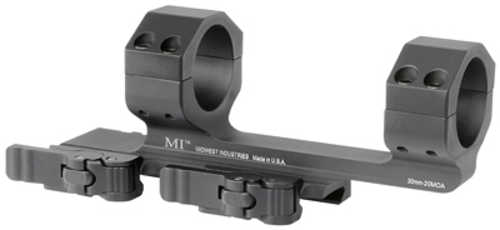 Midwest Industries QD Scope Mount 30mm 20 MOA Elevation Aluminum Black Anodized Finish MI-QD30SM-20MOA