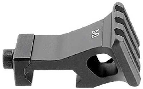Midwest Industries Mount Picatinny Offset Rail at 22.5 Degrees (1 O'clock) Position Black MI-R22.5