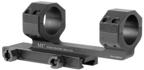 Midwest Industries Gen2 Scope Mount 30mm 20 MOA Elevaton Aluminum Black Anodized Finish MI-SM30G2-20MOA