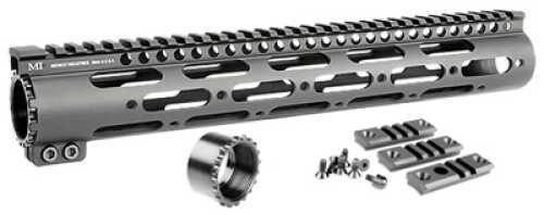 Midwest Industries Generation 2 SS Forearm Black Modular Design - includes three addtional 2.5" rail sections one MI-SS7G2
