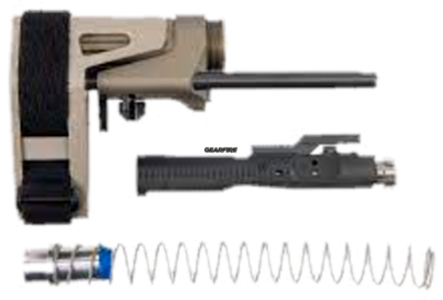 Maxim Defense Industries Gen 7 Scw Pistol System Standard Kit Buffer Tube Complete Assembly Anodized Finish Flat Dark Ea