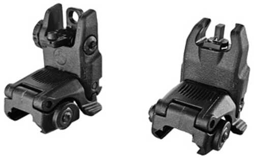 Hi-viz Back Up Iron Sights Fits Picatinny Green Tritium Front Post Folding Front And Rear Sights Garn21