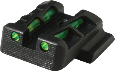 HiViz Sight Systems Hi-viz Litewave Fits 9mm 40 S&w 357 Rear Only Includes Cludes Litepipes And Key Gllw15