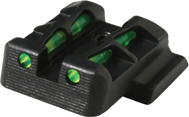 Click to see larger image. HiViz Sight Systems Hi-viz Litewave Fits 9mm 40s&w 357sig Rear Only Include Litepipes And Key Mpslw11