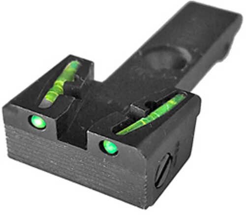 HIVIZ Adj Rear Sight Rug RVLVR Gr/Rd-img-0