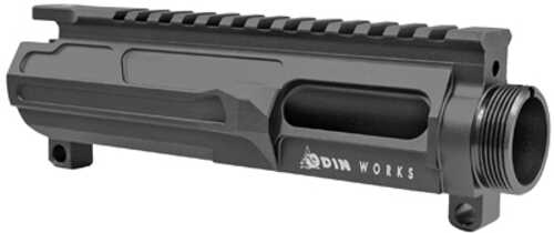 Odin Works 9MM Billet Upper Receiver 9MM Black Fits AR-15 NO Forward Assist Low Profile Brass Deflector