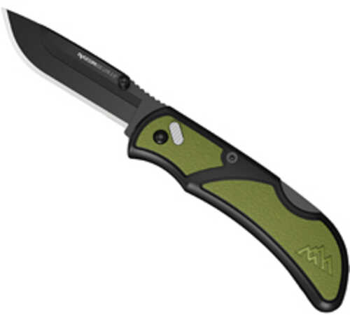 Outdoor Edge Razor EDC Lite Folding Knife Plain Edge 2.5" Blades 420J2 Stainless Steel Includes (2) Drop Point Blades