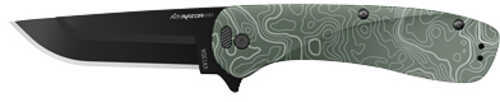 Outdoor Edge Razor VX1 Folding Knife Plain Edge 3" Blade Length 7.3" Overall Length 420J2 Stainless Steel Includes (2) S