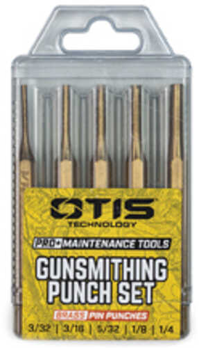 Otis Technology Pro Plus Gunsmithing Punch Set Brass 5 Piece