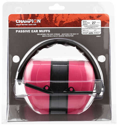 Champion Passive Ear Muff Pink 27NRR 42821-img-0