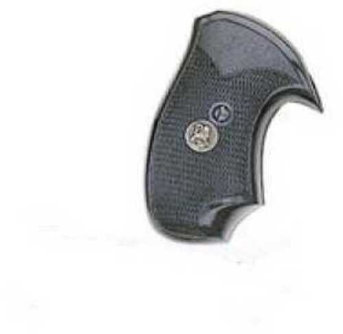 Pachmayr Grip Gripper Fits Colt D Post 1971 Revolver with Finger Grooves Black 2513