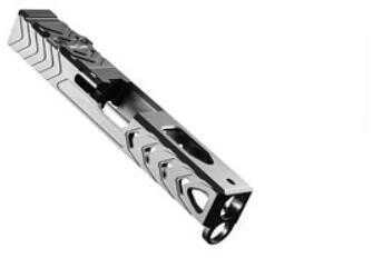 Patriot Ordnance Factory P19 Gen 3 Slide For Glock 19 Pistol Upper Stripped Includes Red Dot Optic Plate and Hardw