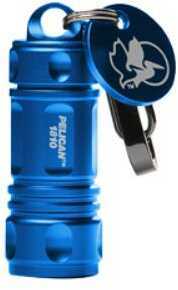 Pelican 1810 Keychain Light LED 16 Lumens Blue Finish IPX4 Water Resistant Twist On/Off Activation 8.5 Hour Run Time Tak