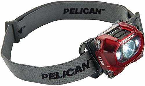Pelican 2760 Headlamp LED 204 Lumens Red 027600-0101-170