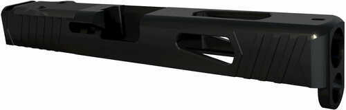 Rival Arms Match Grade Upgrade Slide For Glock 17 Gen 4 RMR or Other Optics Cut Ready Front and Rear Serrations Satin Bl