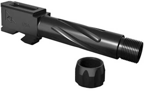 Rival Arms G26 Match Grade Drop-In Threaded Barrel For Glock 26 Gen3/Gen4 9MM 1:10 Twist 6 Groove Rifling Target Crowned