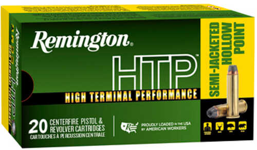 357 Magnum 20 Rounds Ammunition Remington 158 Grain Semi-Jacketed Hollow Point