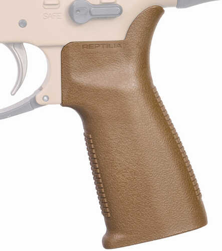 Reptilia Cqg Long Pistol Grip Fits Ar Rifles Matte Finish Field Drab 100-135