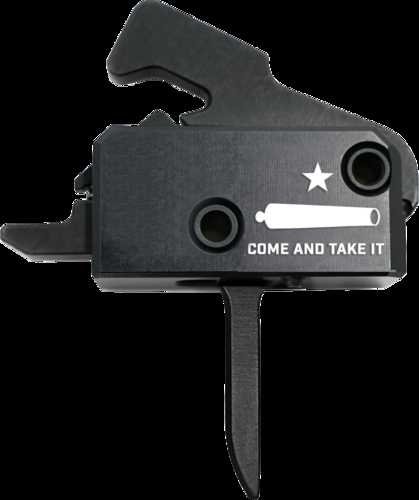 Rise Armament Super Sporting Trigger Trigger Black Come And Take It Logo RA-140F-CTI