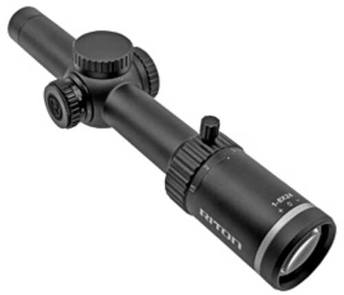 Riton Optics X3 TACTIX Rifle Scope 1-8X24mm 30mmTube OT Illuminated Reticle Second Focal Plane Black Color 3TI8ASI