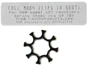 Ranch Products Full Moon Clip 357 Magnum 8Rd 8 Pk BLue FMC357-8