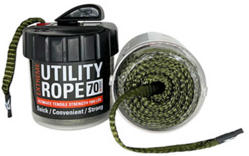 Rapid Rope Mini Canister Olive Drab Green In A 70 Feet Rated For 1100lb Built-in Cutter Rrmcodfg6119