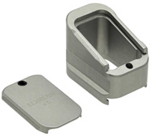 Shield Arms +5 Magazine Extension Aluminum Anodized Finish Gray Fits <span style="font-weight:bolder; ">Springfield</span> Echelon