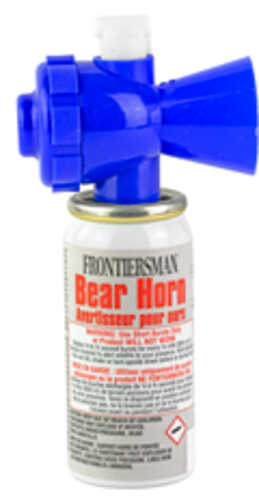 Sabre Alarm Frontiersman Bear Horn w/ On/Off Locking Top to Prevent Accidental Deployment Blue