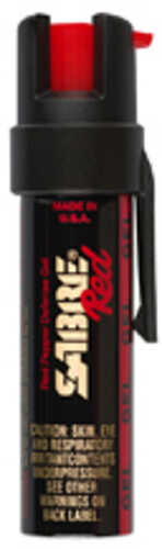 Sabre Red Pepper Defense Gel .75oz Gel Black Case Hard Color Built-In Clip P-22G