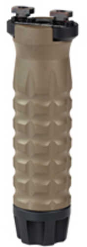 Samson Manufacturing Corp. Vertical Forend Grip Fits M-lok Matte Finish Flat Dark Earth 4.20" Long Grenade Texture 04-05