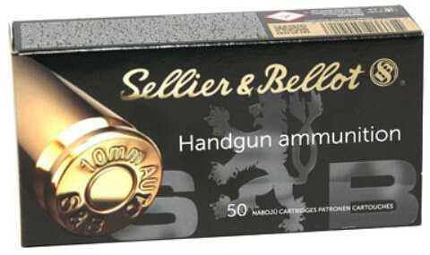 10mm 50 Rounds Ammunition Sellier & Bellot 180 Grain Full Metal Jacket