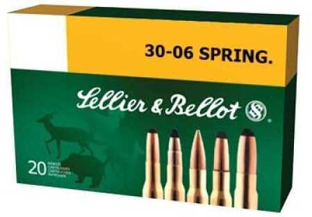 30-06 Springfield 20 Rounds Ammunition Sellier & Bellot 150 Grain Full Metal Jacket