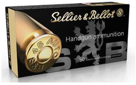 45 ACP 50 Rounds Ammunition Sellier & Bellot 230 Grain Jacketed Hollow Point